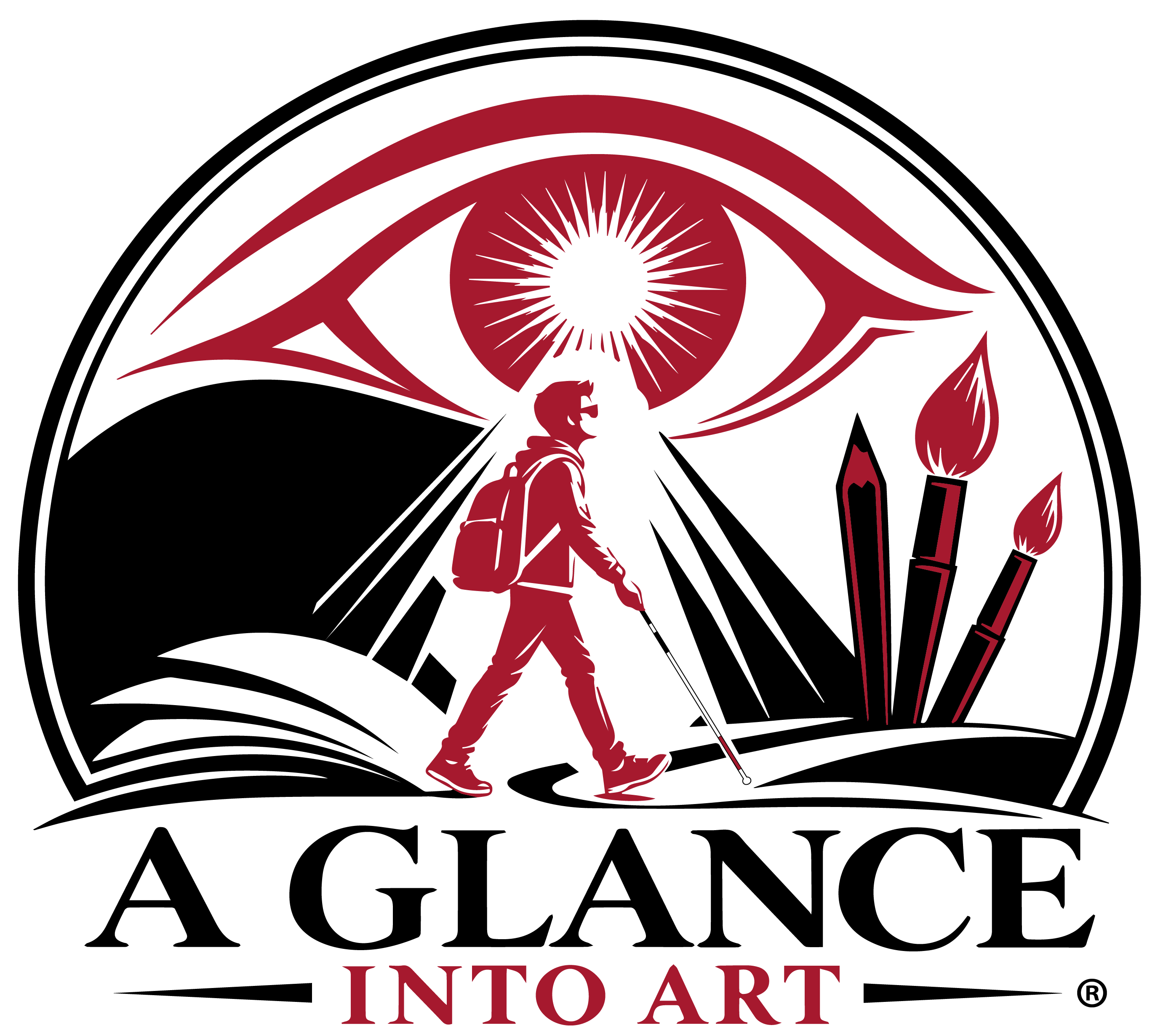 A Glance into Art logo